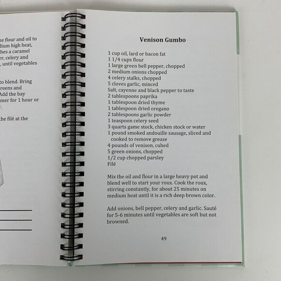 Gumbo From How To Wow Spiral Bound Cookbook By Deanie Comeaux Bahan 2015 Spiral - Picture 9 of 10